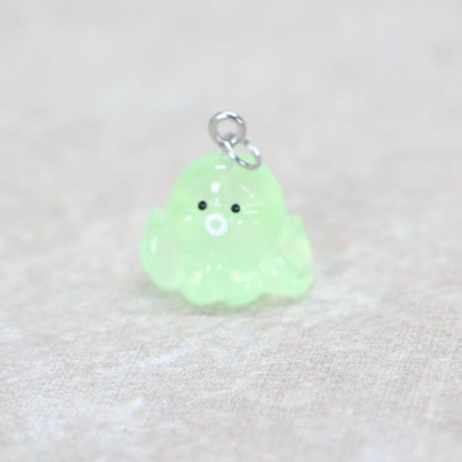 Bedel | Overig | Octopus | Groen transparant | Zilver