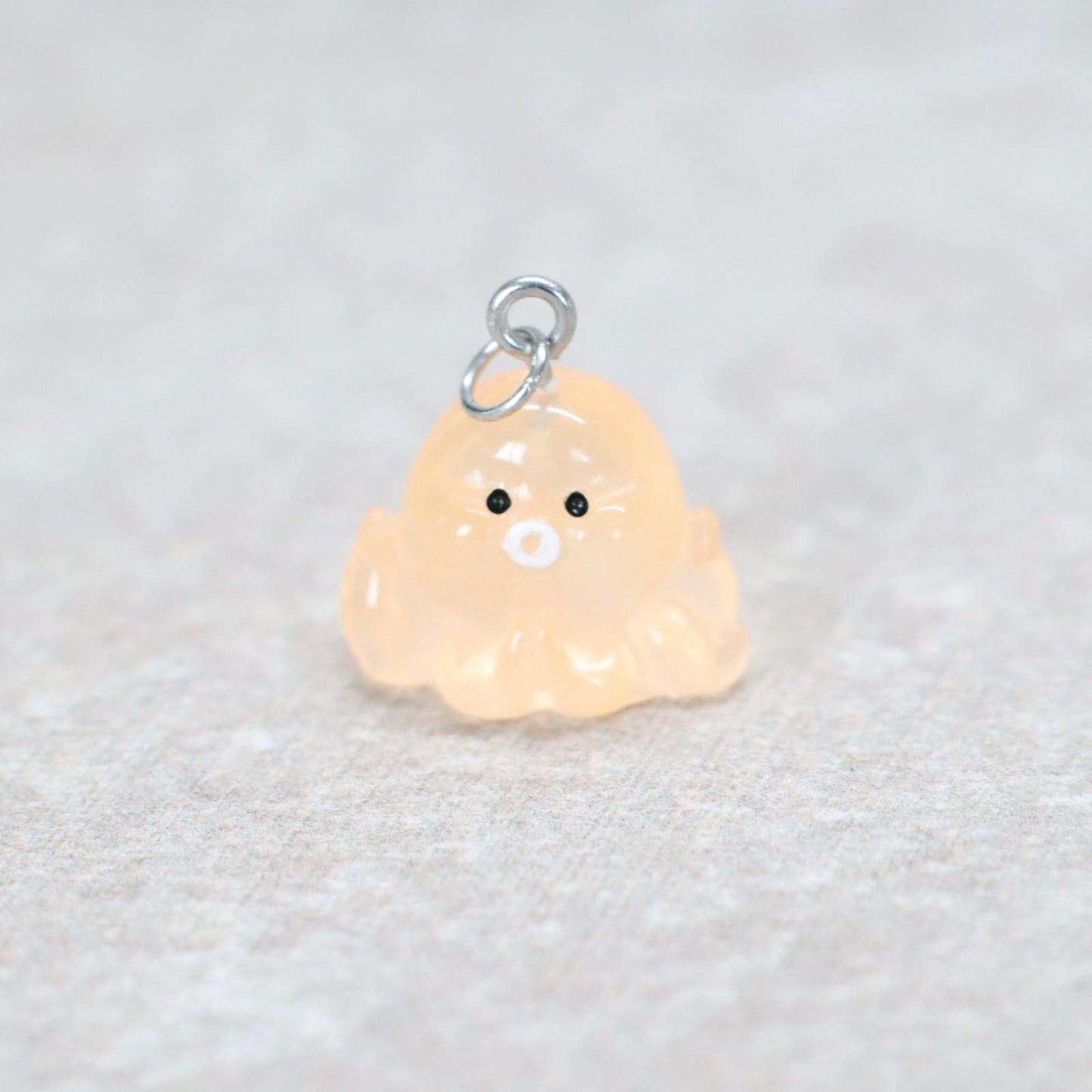 Bedel | Overig | Octopus | Oranje transparant | Zilver