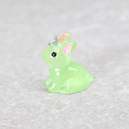 Bedel | Overig | Konijn | Groen transparant | Zilver