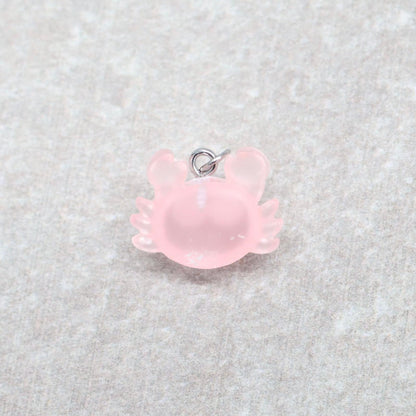 Bedel | Overig | Krab | Roze transparant | Zilver