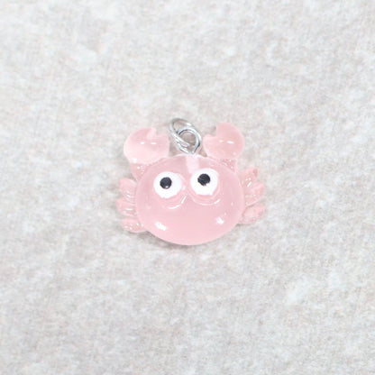 Bedel | Overig | Krab | Roze transparant | Zilver