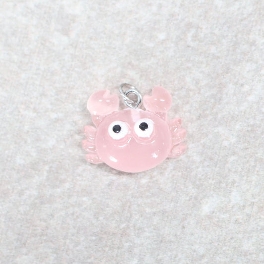 Bedel | Overig | Krab | Roze transparant | Zilver
