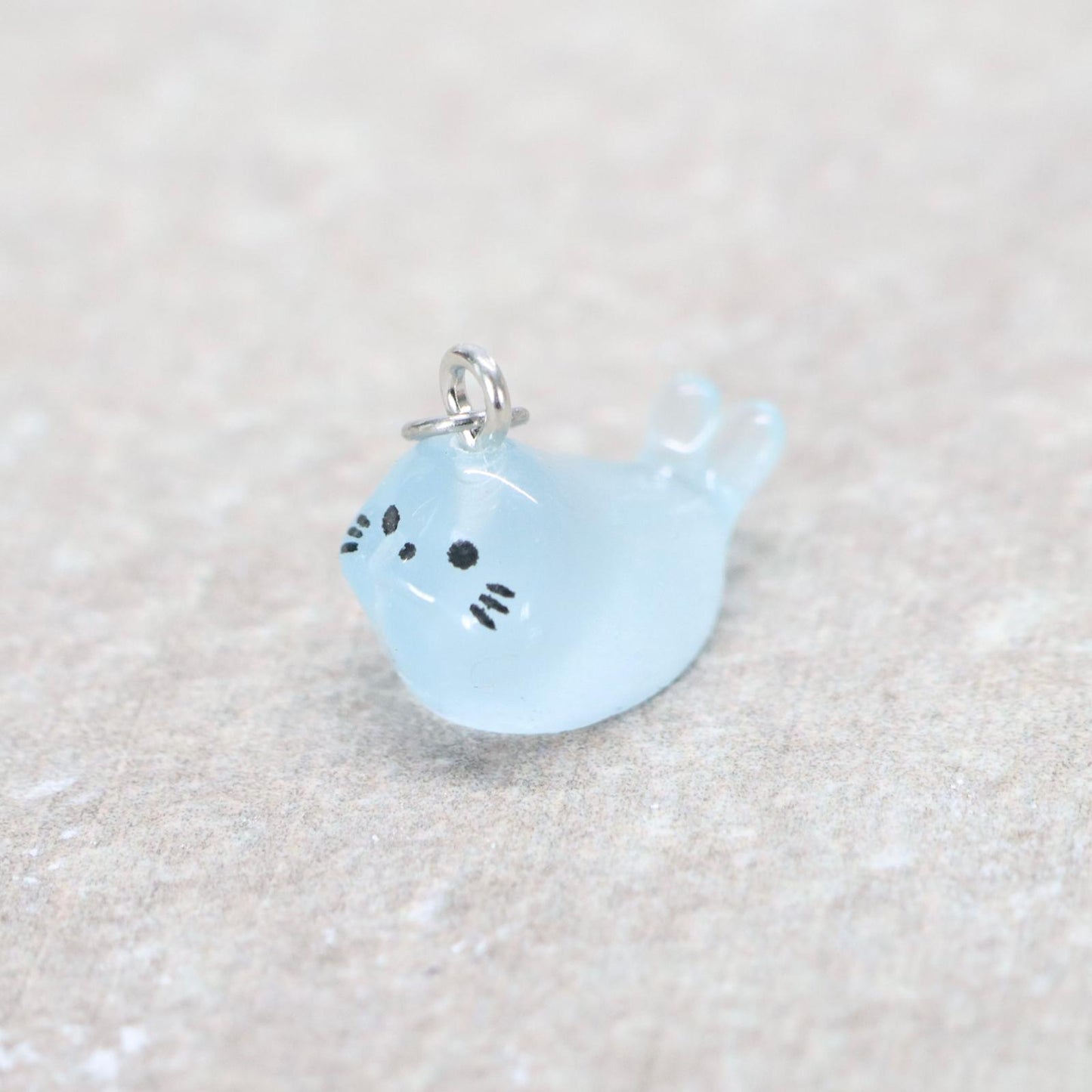 Bedel | Overig | Zeehond | Blauw transparant | Zilver