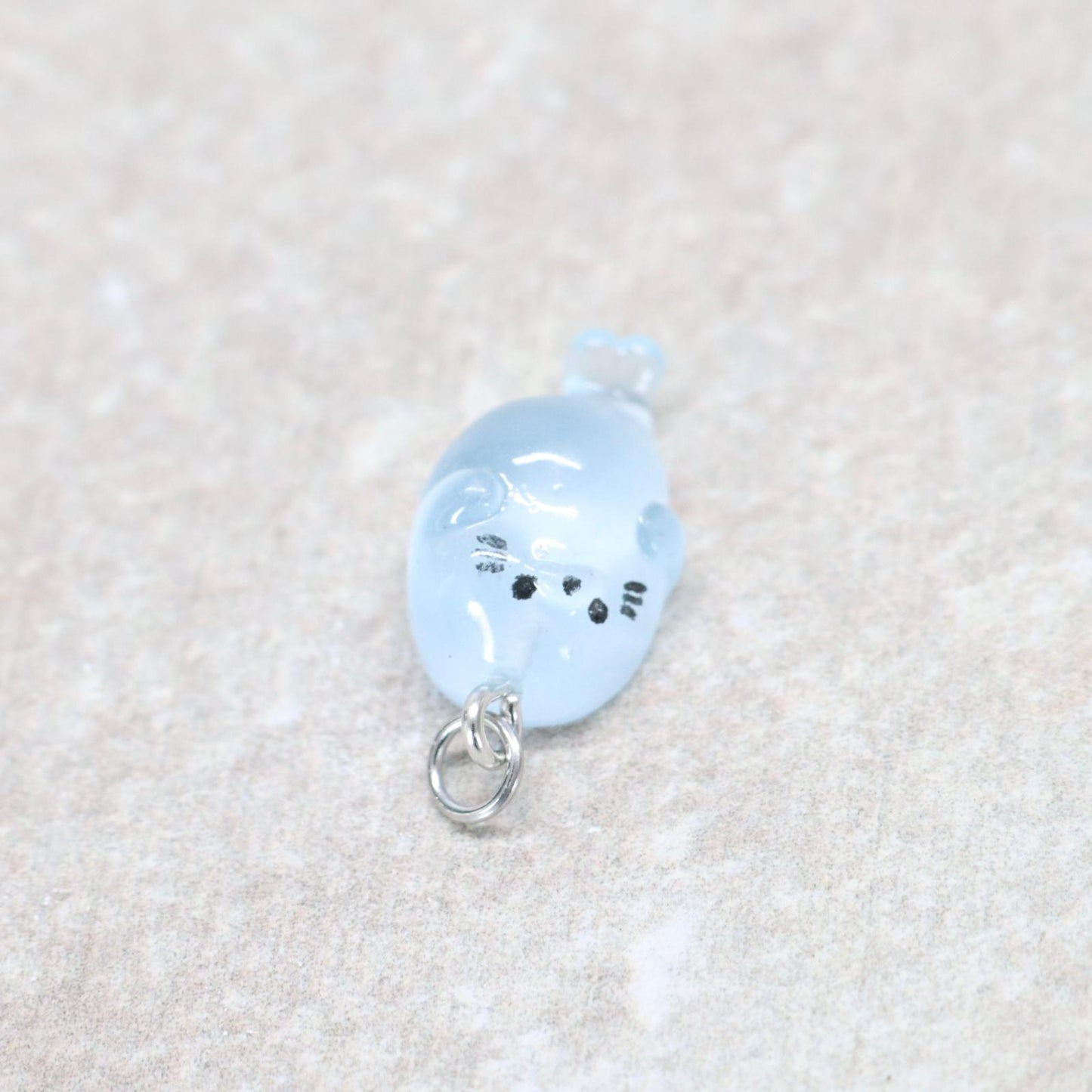 Bedel | Overig | Zeehond | Blauw transparant | Zilver