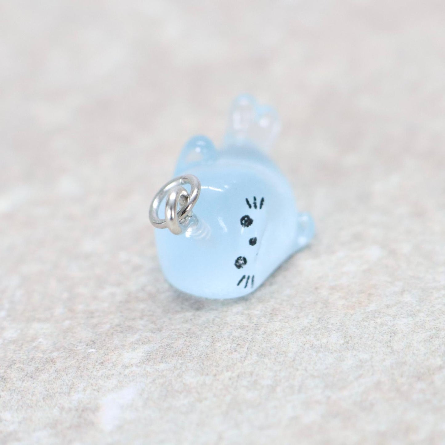 Bedel | Overig | Zeehond | Blauw transparant | Zilver