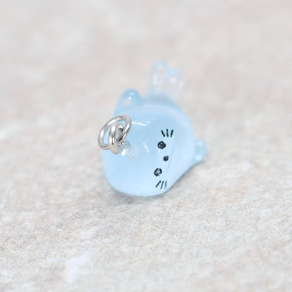 Bedel | Overig | Zeehond | Blauw transparant | Zilver