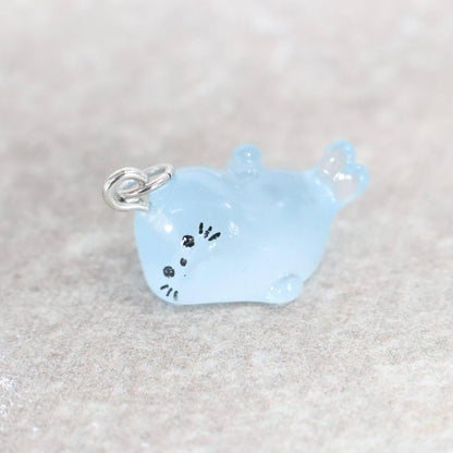 Bedel | Overig | Zeehond | Blauw transparant | Zilver