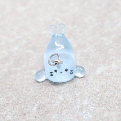 Bedel | Overig | Zeehond | Blauw transparant | Zilver