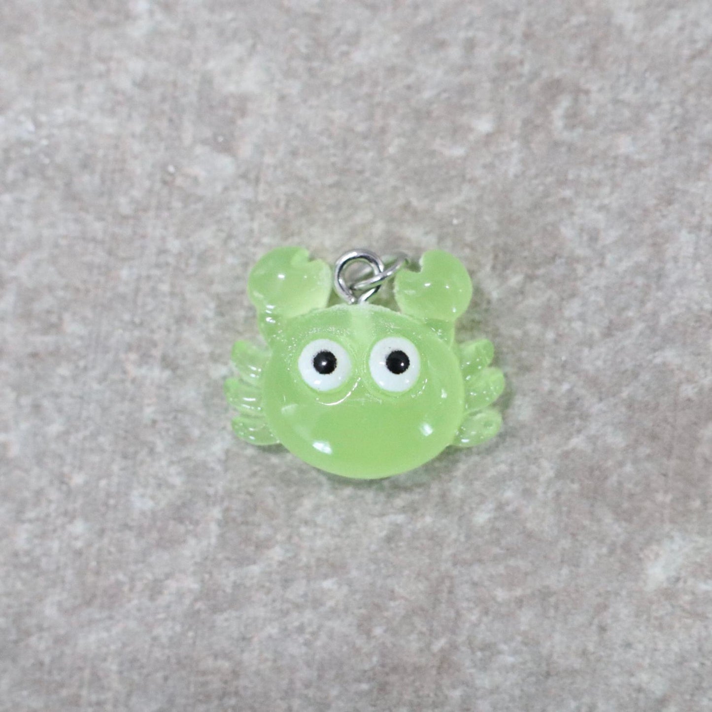 Bedel | Overig | Krab | Groen transparant | Zilver