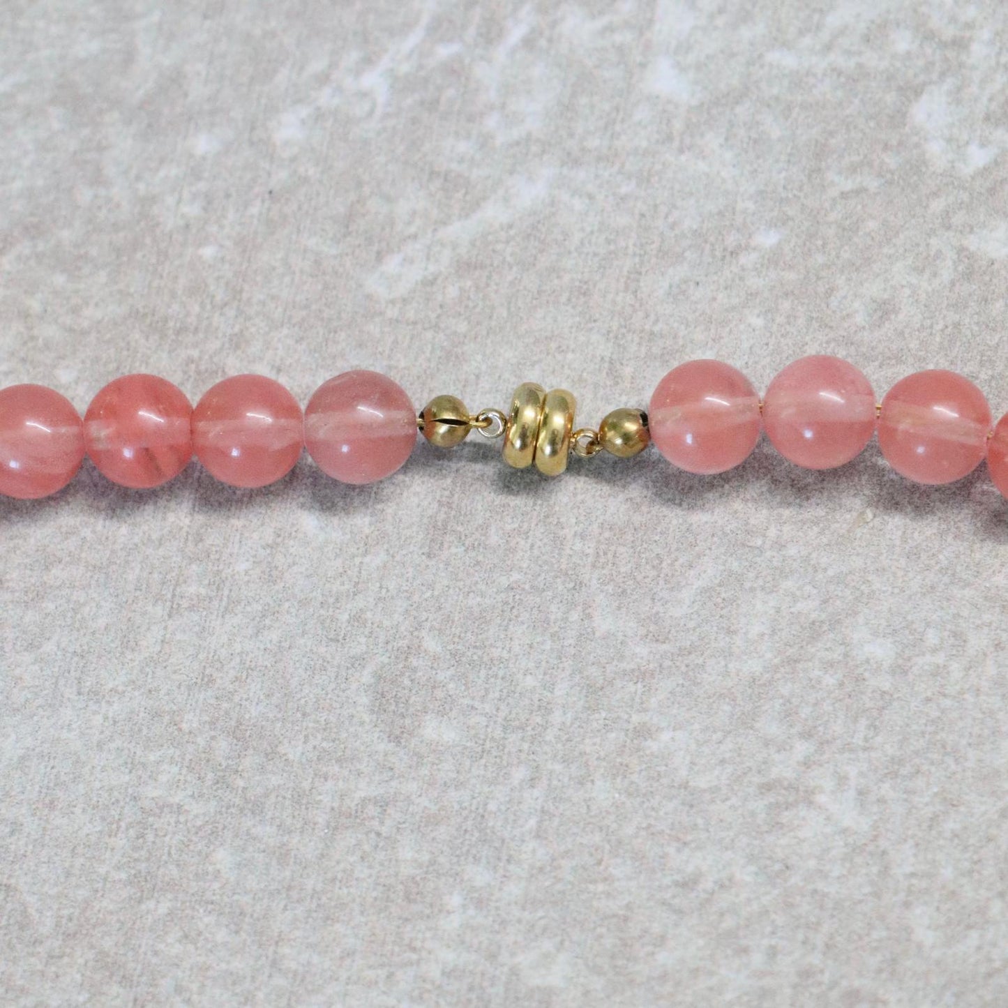 CLASSIC Watermeloenkwarts | Ketting | 8mm | Magneetsluiting | 45cm